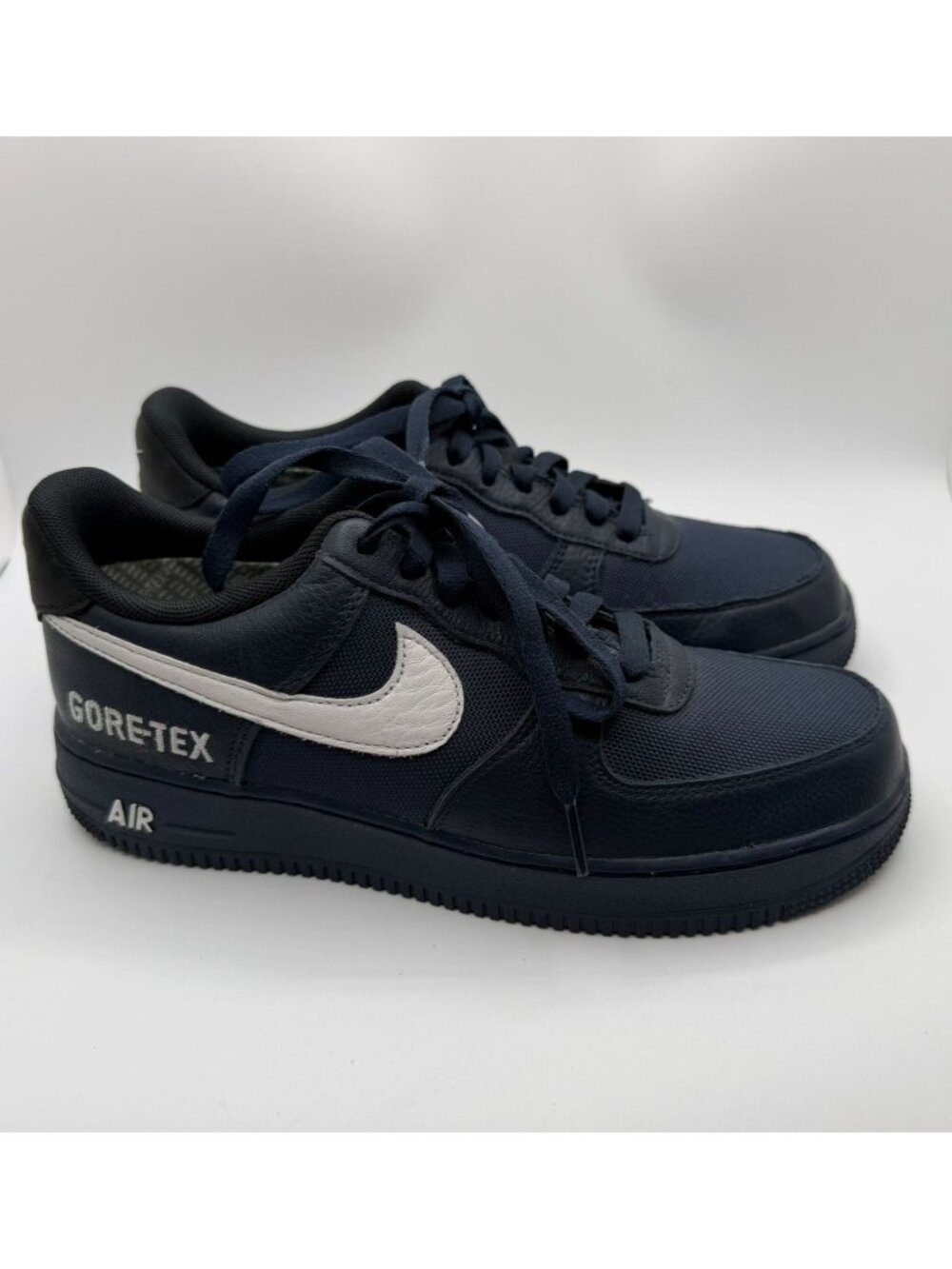 Nike Air Force 1 GTX Men Shoe Size 7 Gore-Tex Obsidian White CK2630-400